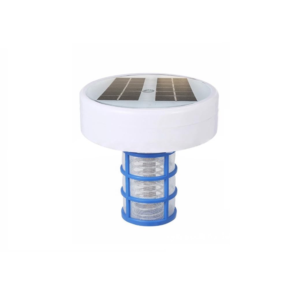 CTRLZS Copper Pool Ionizer with Solar Powered RGB LED Light Ionizer Floater Swimming Pool Cleaner Accessories Equipment