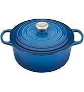 Le Creuset Enameled Cast Iron Signature Round Dutch Oven, 5.5 qt., Marseille