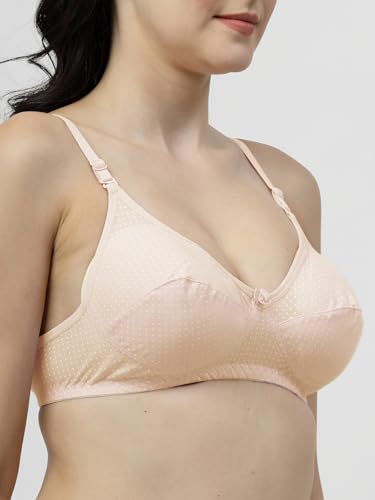 Image of Blue, Lemon, Green Wirefree Non Padded Polka Print Bra