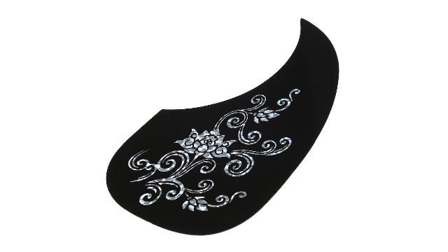 Battipenna Per Chitarra In PVC Autoadesivo, Protezione Antigraffio A Forma Di Virgola, Accessorio Decorativo Per Chitarra Acustica Ed Elettrica