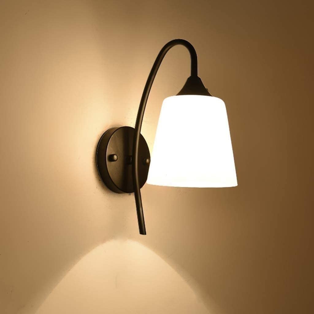 ITOSUI Rustic Black E27 Wall Sconce - Vintage Industrial Bedside Lamp for Elegant Home Lighting
