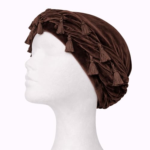 Image of Red by Kiss Bow Wow Premium Satin Mens Turban - Anti Breakage Moisture Retention, Stylish Soft Light Comfort Headwear