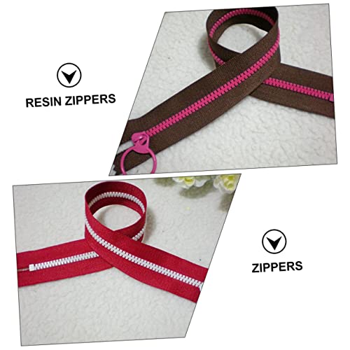 SHINEOFI 20 Peças De Sacos Com Zíper De Contraste De Cor De Resina Decoram