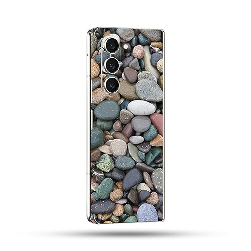 Image of MightySkins Skin Compatible with Samsung Galaxy Z Fold 5 Full Wrap - Riverbed | Protective, Durable, and Unique Vinyl Decal wrap Cover | Easy to Apply, Remove, and Change Styles | Made in The USA
