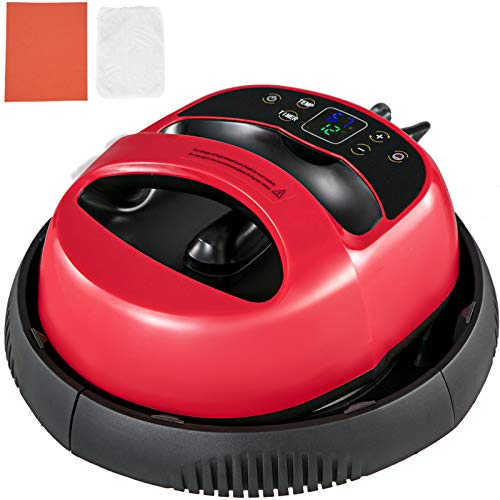 Image of VEVOR Heat Press 12x10 Heat Press Machine for t Shirts 1000W 0-999S Touch Screen Display Black & Red Heat Press Machine Portable Easy Press Mini Press with Vibration Function for T Shirts
