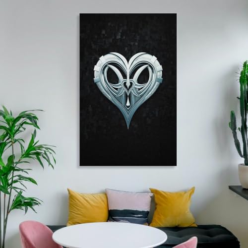 Impression sur toile poster vintage cartes à jouer 40x60