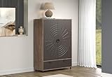trendteam Smart Living - Fusion - Highboard - Marrón Oscuro/Bronce Perlado -...