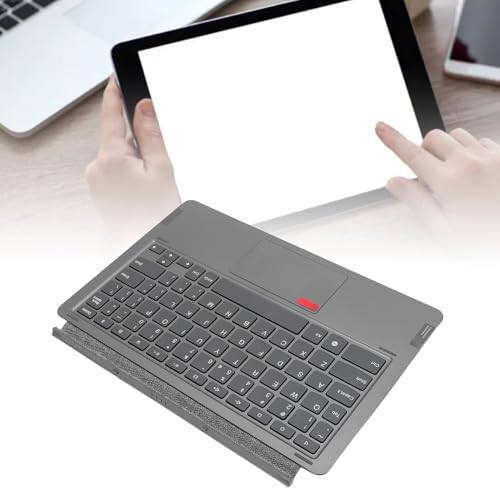 Teclado inalámbrico Bluetooth delgado con panel táctil integrado para tableta 4