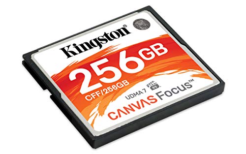 Kingston CFF/256GB Canvas Focus Carte Mémoire Compacte Flash, 256 GB