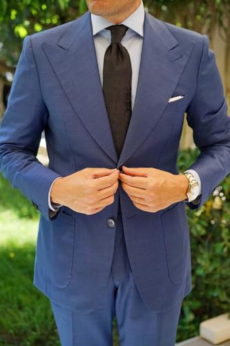 Image of OTAA Floral Necktie Casual Ties for Men - Perfect Neck Tie for Groomsmen Wedding Ties or Formal Occasions
