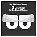 Baby Cotton Pads for Diaper Change by LoveNoobs, 720 Count, Ultra Soft 100% Organic Extra Large Cotton Pads for Baby Sensitive Skin, Lint-Free, Premium Jumbo Size, GOTS Certified
