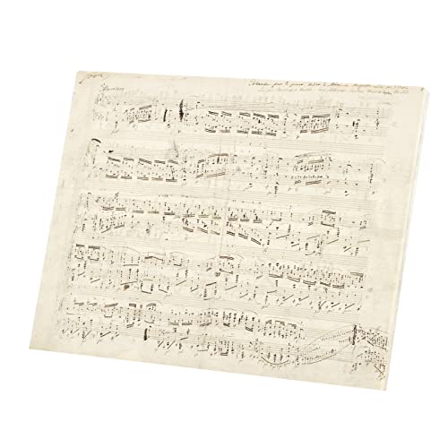 Partition Chopin Toile Imprimée Tableau Cadeau Idéal Musicien