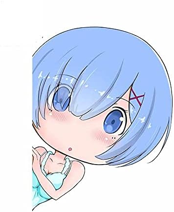 13cmx9.8cm for Rage Zero Rem Peeker Car Stickers Vinyl Anime Decal ...