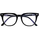KANASTAL Lunettes Anti Lumière Bleue Femme et Homme Anti Fatigue Lunette Protection UV Unisexe Noir pour Gaming Ordinateur Jeu PC