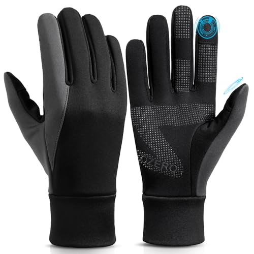 OZERO Herren Wasserdicht Thermohandschuhe, Touchscreen Winterhandschuhe...