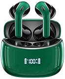 Wireless Earbuds Bluetooth Headphones 60H Playtime Ear Buds with LED Power Display Charging Case Ear