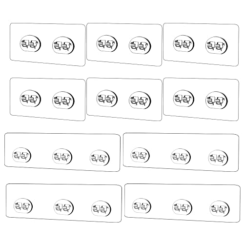 10 pezzi di ricambio adesivi per box doccia, ganci...