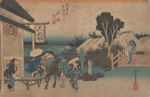 Cuadro de Utagawa Hiroshige, lámina en lienzo de alta calidad de Totsuka Motomachi, 60x90cm