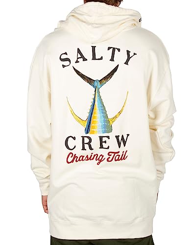 Image of Salty Crew Men's Tailed Hood Fleece - Men's Fashion Casual Long Sleeve Hoodie Cotton - Lifestyle Beach Apparel