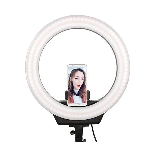 Gyubay Selfie Ringleuchte Selfie Artefakt 16-Zoll-Ring LED-Füllich Handy Echtzeit-Füllich für YouTube-Video-Selfie…