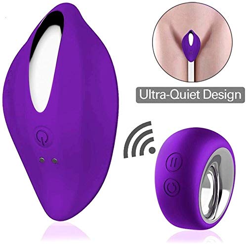 YACAC Vîbrátöre Wireless Donna con Telecomando a Distsnza, Fárfálla Vîbrántě Indössábîli Massaggiatore Sěssúále, Vîbrátöri Sěssúáli per Donna Clîtörîdě USB 12 velocità Viola