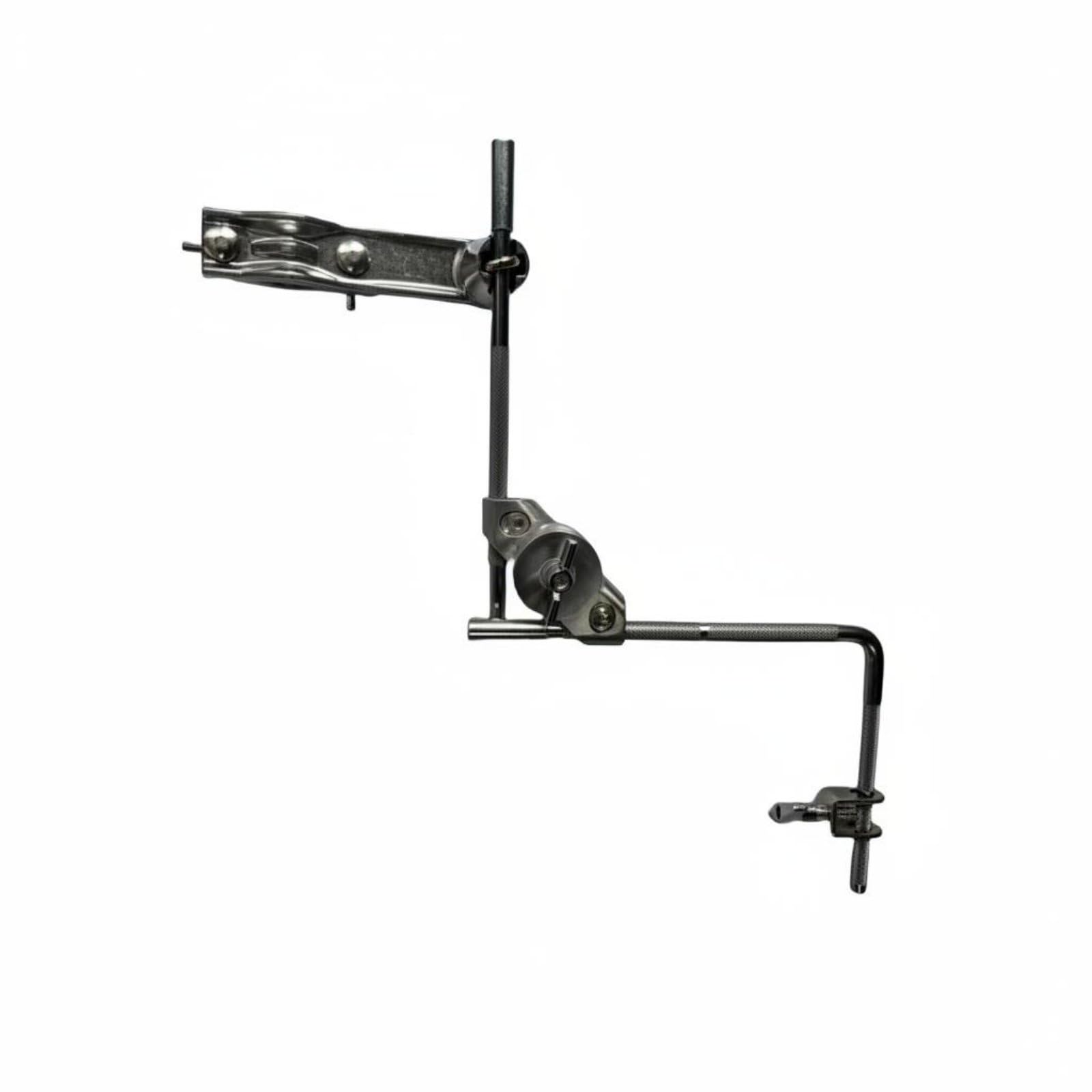 Morsetto Estensione Piatto Rimovibile Supporto Piatti Regolabile Metallico Accessorio Musica per Studio di Registrazione, Supporto Per Campana Da Mucca