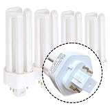 KOR 26W Triple Tube Compact Fluorescent Bulb, 2700K Warm White, 4 Pack