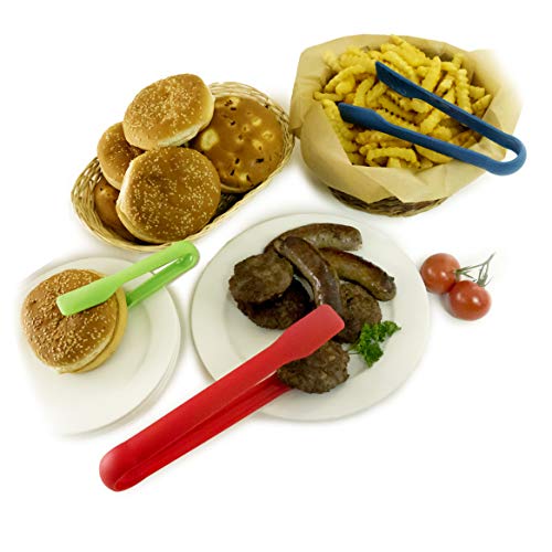 Norpro , 10" X 8" X 6", Multi Colored Set Of Tongs #TOP6