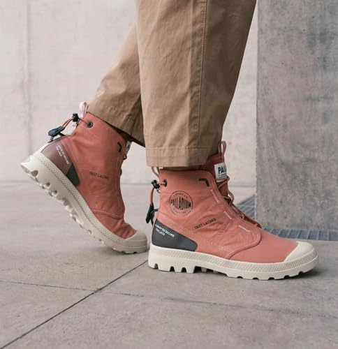 Image of Palladium Unisex Pampa Travel Lite RS Ankle Boots | Lightweight Travel Lite Tech | Durable, Breathable Urban Streetwear Footwear for Outdoor, Travel