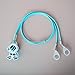 BTE Hearing Aids Protection & Security Clip Anti-Lost Cord Portable Hang Rope(Universe) (Light Blue A)