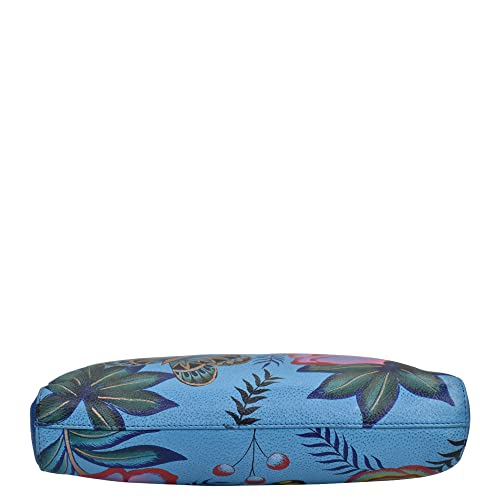 Image of Anna by Anuschka Women's Hand-painted Women's Genuine Leather Slim Medium Crossbody