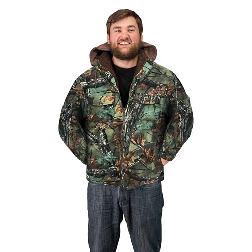 TrailCrest Men’s Hoodie Fleece Jacket With Pockets Warm Sherpa Lined Camo Hooded Coat (UPDATED SPEC 2025)3