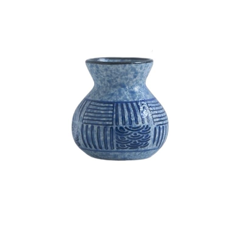 SFANIIX Toothpick Dispenser Underglaze Colored Ceramic Toothpick Holder Ceramic Toothpick Jar Toothpick Box Tooth Picks Container Case
