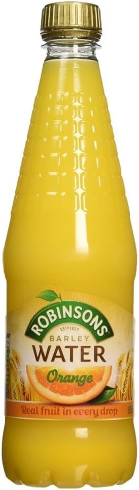 Robinsons Barley Water (Orange) 850ml (28.7 fl oz) - pack of 2 by Britvic [Foods]