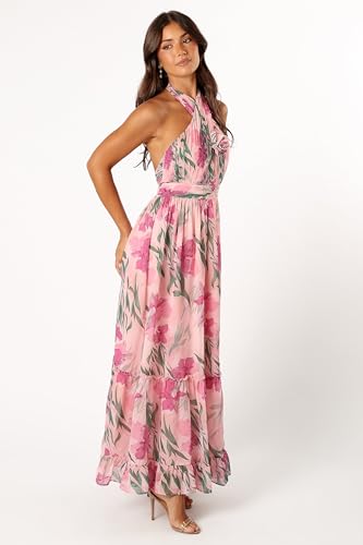 Image of Petal & Pup Women's Lennon Halterneck Maxi Dress