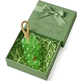 YAMIELO Grape Soap, Handmade Grape Soap on a Rope, Decorative & Aromatic Soaps for Washing Fresh Air (Fruit)
