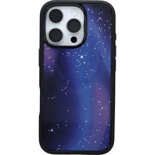 Image of OtterBox iPhone 16 Pro Symmetry Series Case - Nebula Night Black - Ultra-Thin, Sleek iPhone Case, Aesthetic iPhone Case with Nebula Galaxy Desin