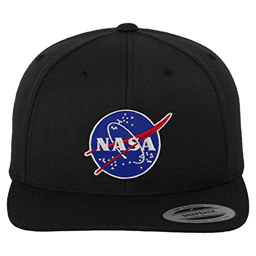 NASA Offizielles Lizenzprodukt Insignia Premium Snapback Cap (Schwarz), Einheitsgröße