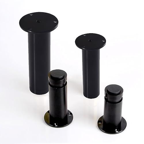 4個の調節可能な脚、家具の足、アルミ合金キャビネット脚、交換用ソファー脚、浴室食器棚、コーヒーテーブル家具用 (18cm(7インチ))