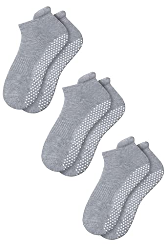 Image of RATIVE Anti Slip Non Skid Barre Yoga Hospital Pilates Socks with Grips for Women Men