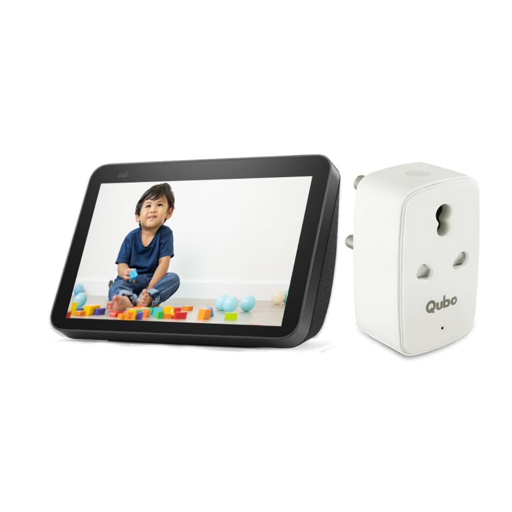 trezor20 ！！ Amazon Echo show8 (第2世代) Amazon Echo Show 8 (2nd Gen) Black with QUBO 16A Wifi +