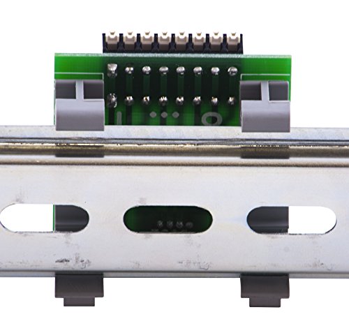 Module de transition RJ45 à bornier sans vis avec clips rail DIN