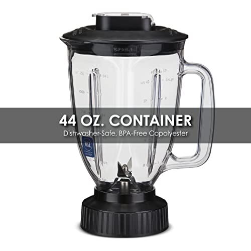 Waring Commercial Bb155 Basic Bar Countertop Blender, 44 Oz, Black #TOP2