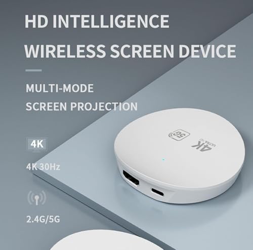 Image of ETZIN 4K 5G Wireless Display Adapter, HDMI Display Adapter Dongle, Miracast Dongle Stream Video /Audio from Phone /Android /Win Laptop to TV /Projector /Monitor, Support Airplay /Miracast /DLNA EPL-1401WA