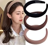 wifreo Wide Headbands for Women Soft Head Band for Women Girls Fashion No Slip Headband Hair Accesso