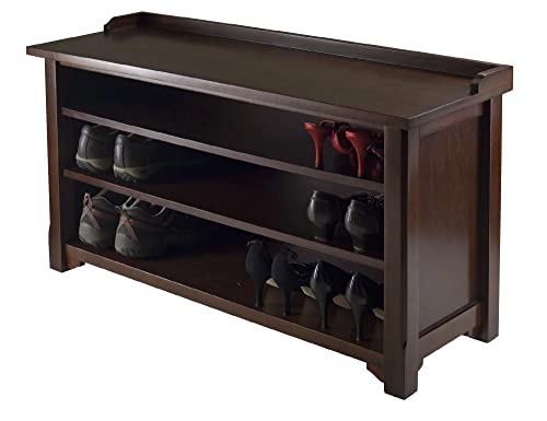 Winsome Dayton Bench, Antique Walnut #TOP15