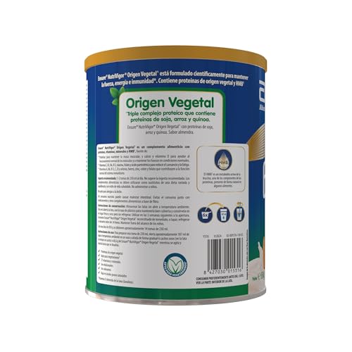 Ensure Nutrivigor Origen Vegetal - Sabor Almendra