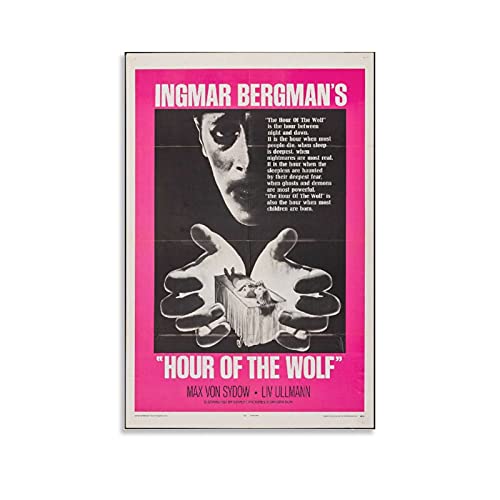 TONGDIAN Hour of The Wolf Ingmar Bergman's Horror Movies Poster Canvas Poster Wall Art Picture Prints Hanging Photo Gift Idea Decor Home Posters Artworks 16x24inch(40x60cm) TONGDIAN Hour of The Wolf Ingmar Bergman's Horror Movies Poster Canvas Poster Wall Art Picture Prints Hanging Photo Gift Idea Decor Home Posters Artworks 16x24inch(40x60cm)