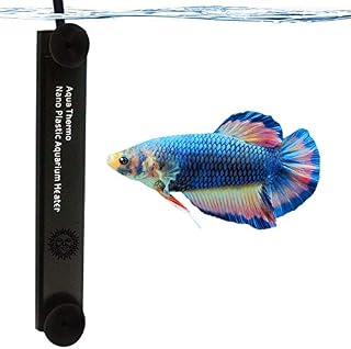 SunGrow Betta Plakat Heater, 10-Watt Submersible Aquarium Water Heater for Small Tanks (1.5-Gallons)