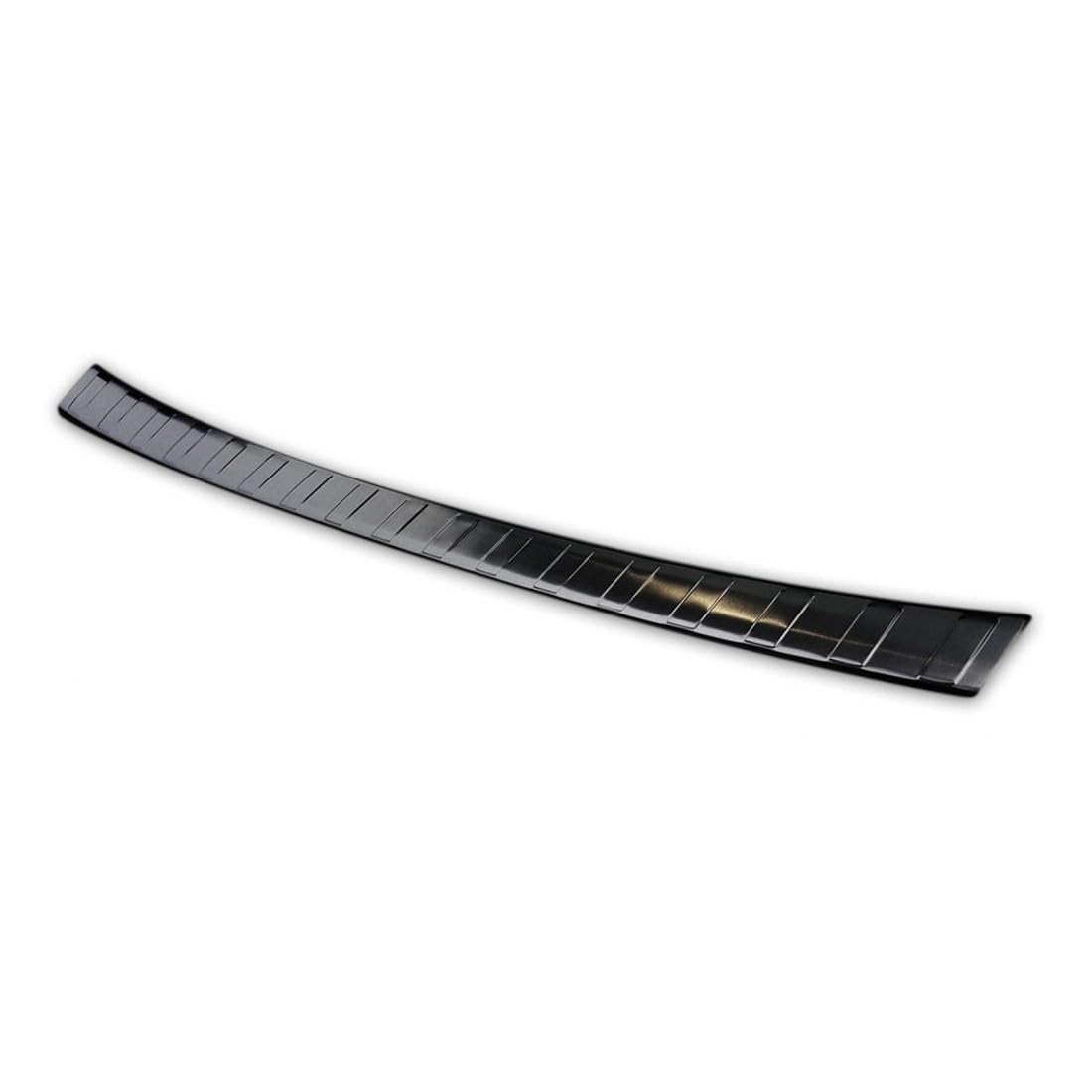 Avisa Black Stainless Steel Rear bumper protector compatible with Toyota RAV4 (5th Gen.) 2018- & Suzuki Across 2020- 'Ribs'